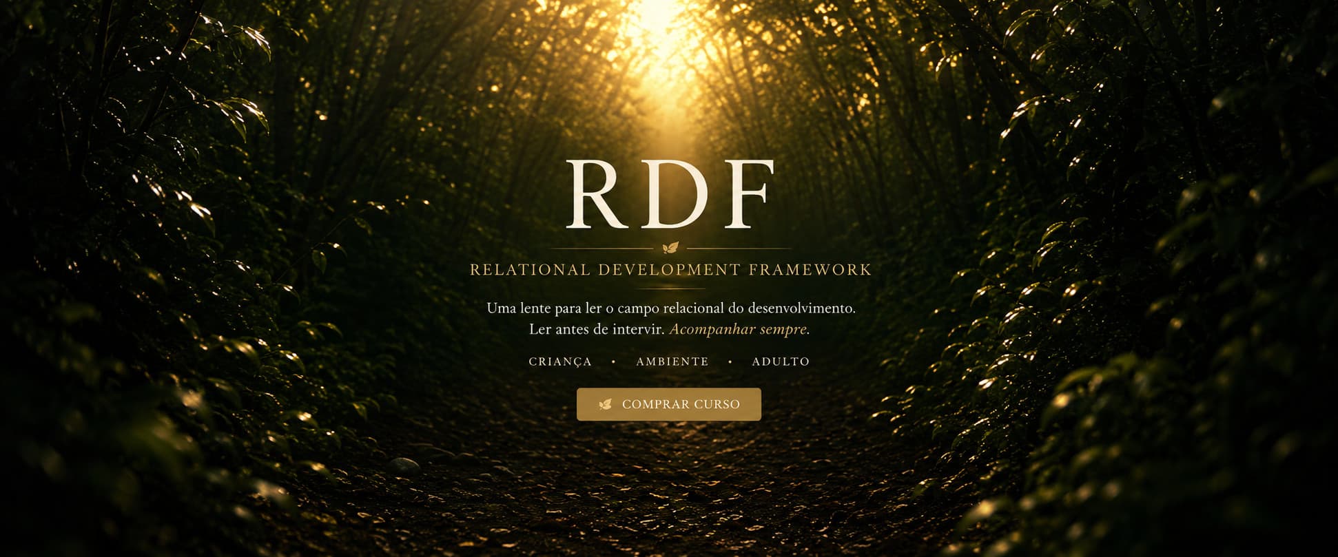 Relational Development Framework (RDF) — uma nova forma de olhar o desenvolvimento